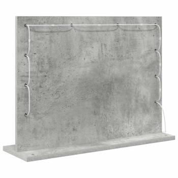 Kosmetikspiegel Beton grau Beton Mittel Dekorative Intarsien