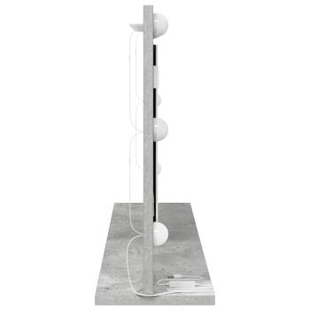 Kosmetikspiegel Beton grau Beton 80 x 45 x 18 cm Spiegel