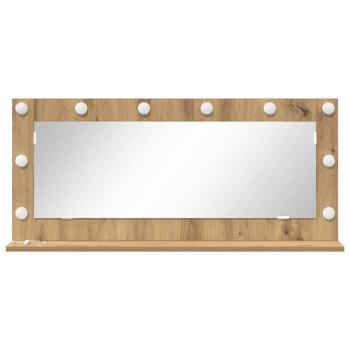 Kosmetikspiegel Artisan Eiche Holz 100 x 45 x 18 cm