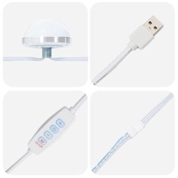 Kosmetikspiegel Artisan Eiche Holz 100 x 45 x 18 cm