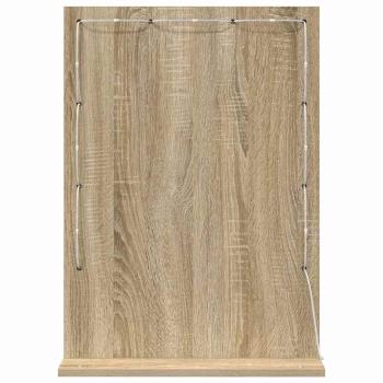 Kosmetikspiegel Sonoma Eiche MDF, Glas 70 x 50 x 18 cm Spiegel