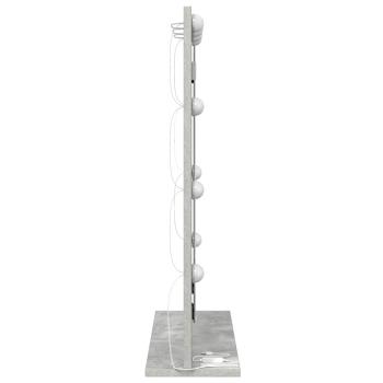 Kosmetikspiegel Beton grau 70 x 50 x 18 cm Spiegel