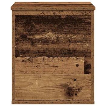Aufbewahrungsbox aus altem Holz 40x42x46 cm Ingenieurholz