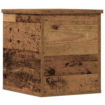 Aufbewahrungsbox mit Deckel Alte Holz 30x35x35 cm Ingenieurholz