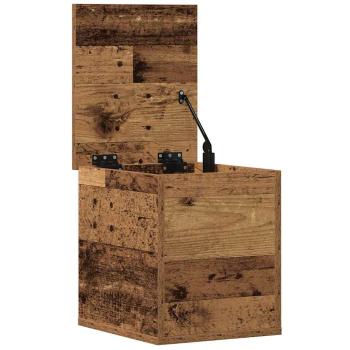 Aufbewahrungsbox mit Deckel Alte Holz 30x35x35 cm Ingenieurholz