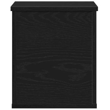 Aufbewahrungsbox Schwarz Eiche 30x35x35 cm Holzwerkstoff
