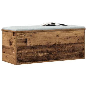 Stauraumkiste Altes Holz 90x35x35 cm Ingenieurholz