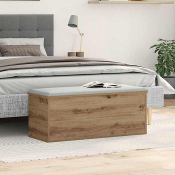 ARDEBO.de - Aufbewahrungskiste Artisan Eiche 90x35x35 cm Holzwerkstoff