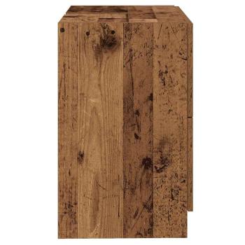Waschbeckenunterschrank Altholz 78x37x59 cm Holz