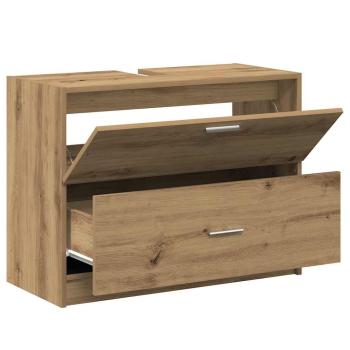 Waschbeckenunterschrank Artisan Eiche Spanplatte 78 x 37 x 59 cm