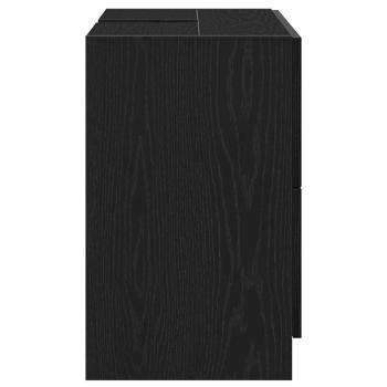 Waschtischschrank Schwarze Eiche Holzwerkstoff 78 x 37 x 59 cm