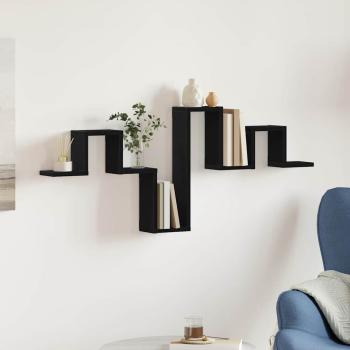 ARDEBO.de - Wandregale & Regalbretter Schwarze Eiche Holzwerkstoff Mittel