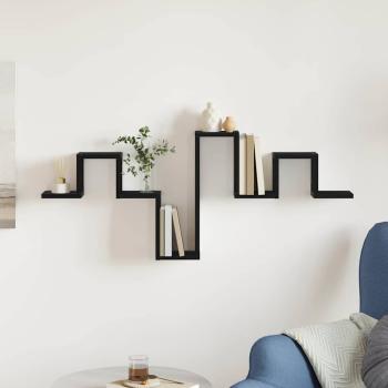 Wandregale & Regalbretter Schwarze Eiche Holzwerkstoff Mittel