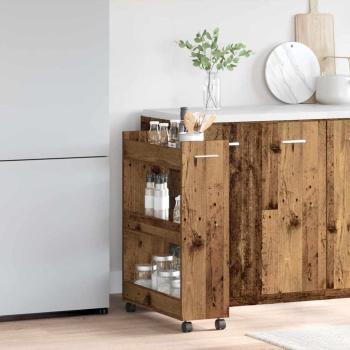 Rollschrank Alte Holz 60x22x79 cm Ingenieur Holz