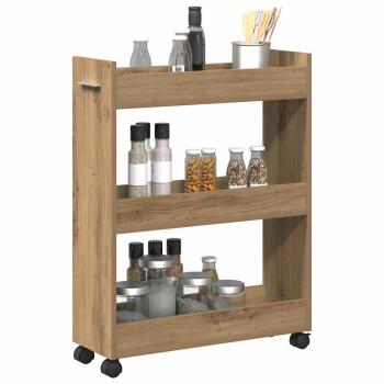 Rollschrank Artisan Eiche 60x22x79 cm Holzwerkstoff