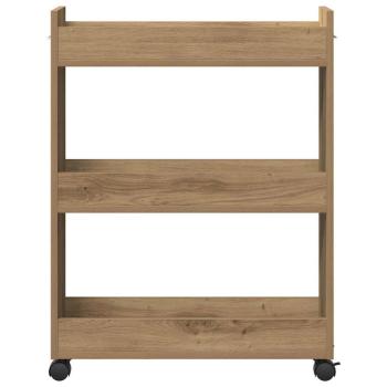 Rollschrank Artisan Eiche 60x22x79 cm Holzwerkstoff