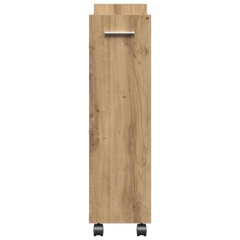 Rollschrank Artisan Eiche 60x22x79 cm Holzwerkstoff