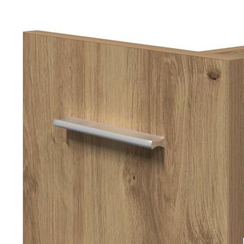 Rollschrank Artisan Eiche 60x22x79 cm Holzwerkstoff