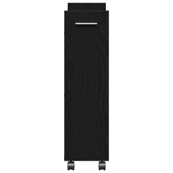Rollcontainer Schwarze Eiche 60x22x79 cm Holzwerkstoff