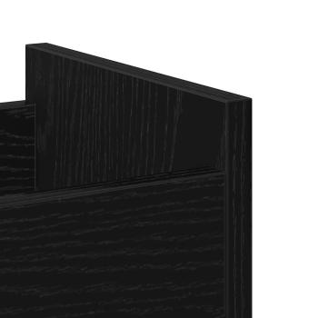 Rollcontainer Schwarze Eiche 60x22x79 cm Holzwerkstoff