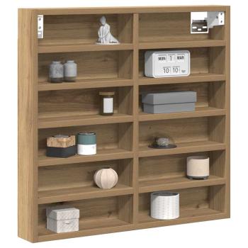 Vitrine Schrank Artisan Eiche 60x8,5x58 cm Holzwerkstoff