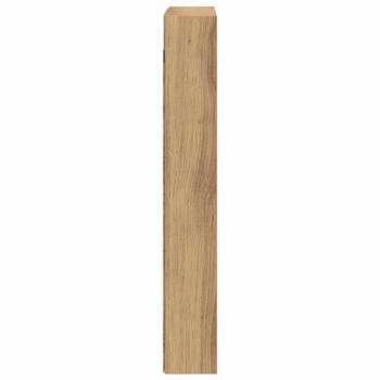 Vitrine Schrank Artisan Eiche 60x8,5x58 cm Holzwerkstoff