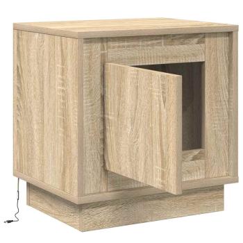 Nachttische Sonoma Eiche Holzwerkstoff 44 x 34,5 x 45 cm Stauraum