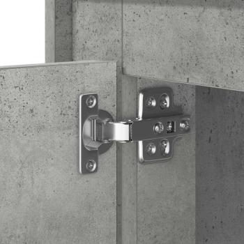 Nachttische Beton grau Holzwerkstoff 44 x 34,5 x 45 cm