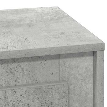 Nachttische Set aus 2 Beton Grau Holzwerkstoff 44 x 34.5 x 45 cm