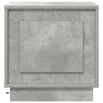 Nachttische Set aus 2 Beton Grau Holzwerkstoff 44 x 34.5 x 45 cm