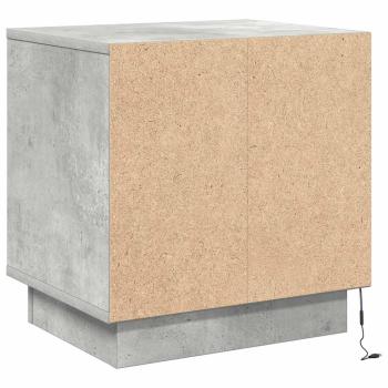 Nachttische Set aus 2 Beton Grau Holzwerkstoff 44 x 34.5 x 45 cm