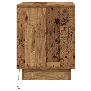 Nachttische Set von 2 Altes Holz Ingenieurholz 44 x 34,5 x 45 cm