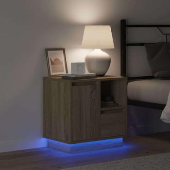 Sonoma Eiche Holzwerkstoff Mittel Nachttisch Rechteckig