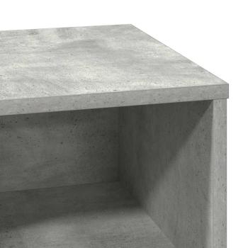 Beton Grau Beton Standard Nachttisch Rechteckig Modern