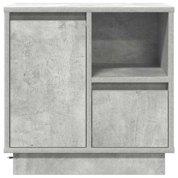 Beton Grau Beton Standard Nachttisch Rechteckig Modern