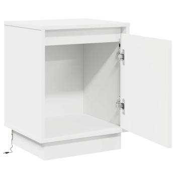 Nachttische Weiß MDF 39 x 34,5 x 50 cm Modern Nachttisch