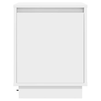 Nachttische Weiß MDF 39 x 34,5 x 50 cm Modern Nachttisch