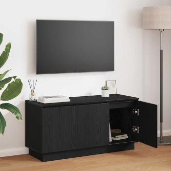ARDEBO.de - TV-Schrank Schwarz 100x38x49 cm Holzwerkstoff