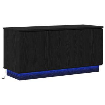 TV-Schrank Schwarz 100x38x49 cm Holzwerkstoff