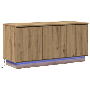 TV-Schrank Massivholz Eiche 100x38x49 cm Holzwerkstoff