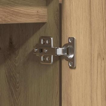 TV-Schrank Massivholz Eiche 100x38x49 cm Holzwerkstoff