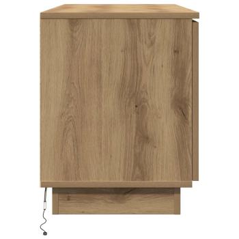 TV-Schrank Massivholz Eiche 100x38x49 cm Holzwerkstoff