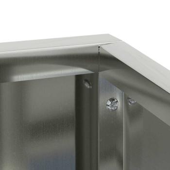 Metallpflanzer Feuerverzinkt Feuerverzinkter Stahl Mittel