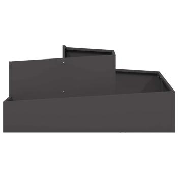 Töpfe & Pflanzkübel Schwarz Metall Groß Dekorative Details