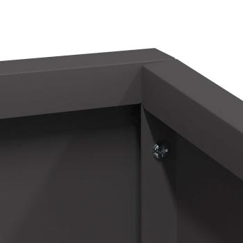 Töpfe & Pflanzkübel Schwarz Metall Groß Dekorative Details