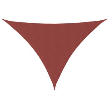 Sonnensegel Oxford-Gewebe Dreieckig 3x4x5 m Terracotta-Rot