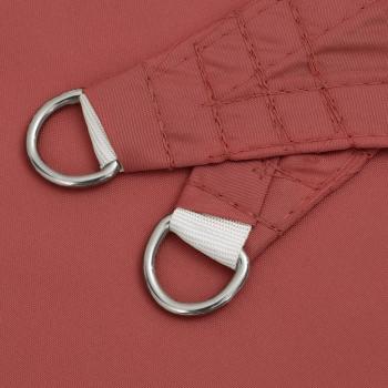 Sonnensegel Oxford-Gewebe Dreieckig 3x4x5 m Terracotta-Rot