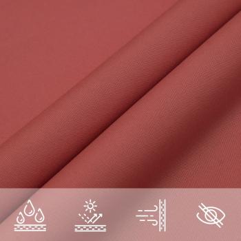 Sonnensegel Oxford-Gewebe Dreieckig 3x4x5 m Terracotta-Rot