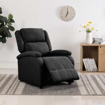 ARDEBO.de - Relaxsessel Schwarz Stoff
