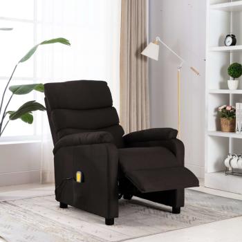 ARDEBO.de - Massagesessel Dunkelbraun Stoff